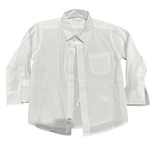 Appaman Classic White Button-Up Shirt Toddler Boys Dress Shirt 3T